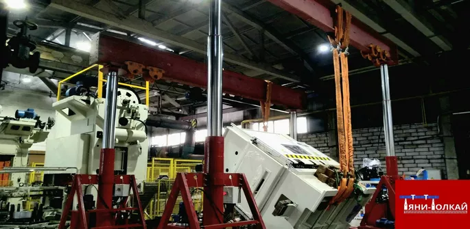 Изображение Монтаж технологического оборудования на производственной площадке «Веста» | Такелажные проекты - Выполнение Такелажных Работ