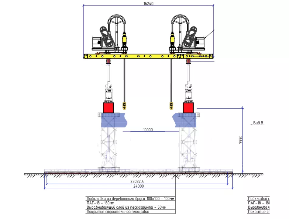 Изображение тяни толкай монтаж | Монтаж ТПМК с гидравлическими порталами | Такелаж в стеснённых условиях - Гидравлические Портальные Системы: Незаменимые Помощники В Монтаже Тоннелепроходческих Комплексов