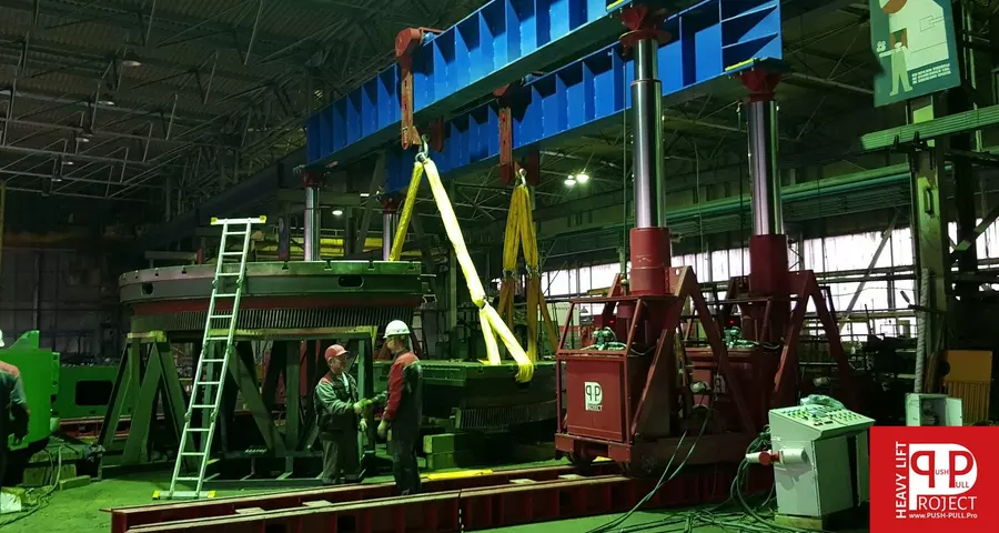 Инженеры Тяни-Толкай | Монтаж станка, такелаж и перемещение токарно-карусельного станка в Коломне